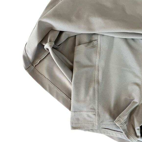 Abercrombie & Fitch YPB sculptLUX Lined Wrap Skirt Skort Size XS Sand Taupe Tan - Picture 8 of 10